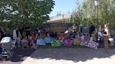 Manifestación de familias de la Escuela Infantil de Jaca