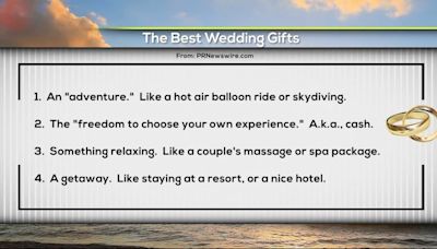 The Gifts People Really Want for Their Wedding - WFXB