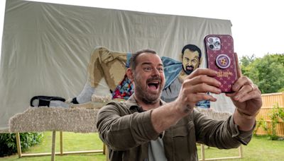 'Am I a narcissist?' asks Danny Dyer as he unveils huge rug of himself