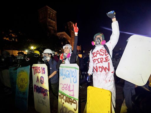 Police break up UCLA protest after three-hour stand-off