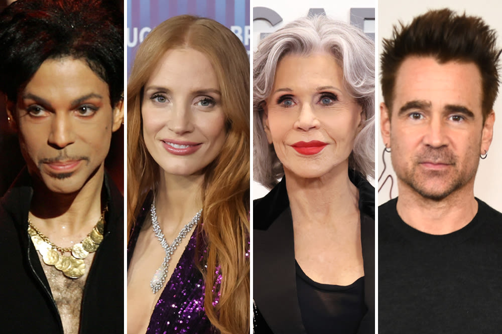 Prince, Jessica Chastain, Jane Fonda, Colin Farrell and More to Get Hollywood Walk of Fame Stars