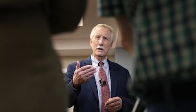 Angus King stops short of joining growing calls for Joe Biden to exit 2024 campaign