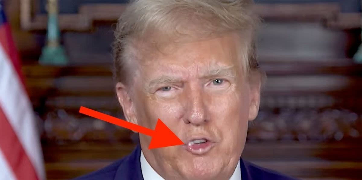 Trump Did A Weird Thing With His Mouth And You'll Never Unsee It