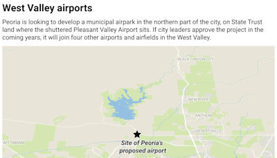 Peoria's proposed airport would generate $1B in economic activity, initial studies show