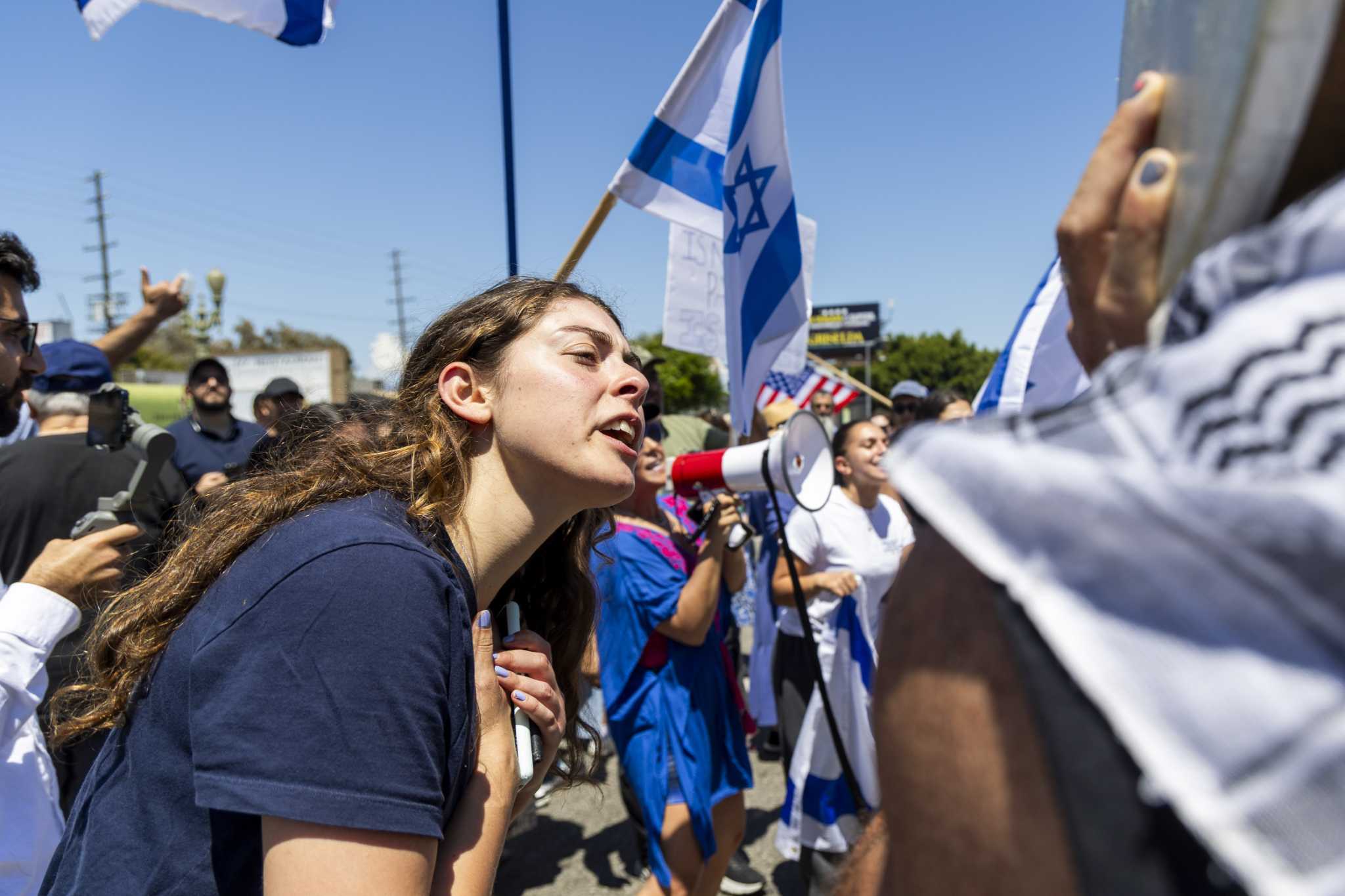 President Joe Biden 'appalled' by violence during pro-Palestinian protest at Los Angeles synagogue