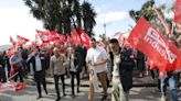 Protesta sindical en Gijón (en imágenes)