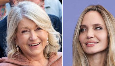 Martha Stewart and Angelina Jolie Sit Together at Telluride Film Festival