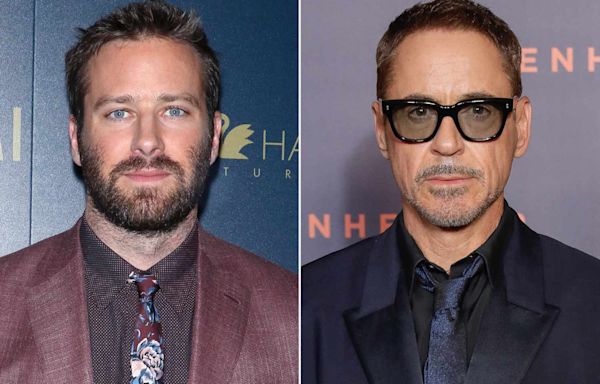 Armie Hammer Denies Report That Robert Downey Jr. Paid for His Rehab but Shares Advice from Actor