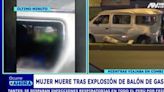 Los Olivos: joven universitaria muere dentro de colectivo informal por explosión de balón de gas de helio