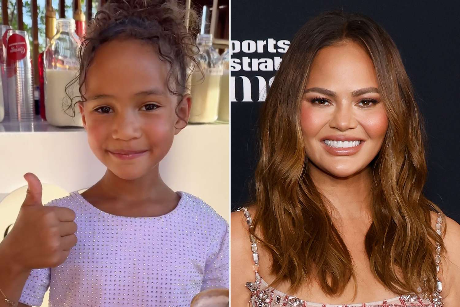 Chrissy Teigen's Daughter Luna Adorably Reviews All the Food at Mom's Cravings Event – and Gives Everything a 'Thumbs Up'