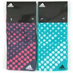 日本正版~經典潮牌愛迪達Adidas Towel運動長毛巾*瑜珈慢跑 路跑 健走 登山12×85cm水玉點設計