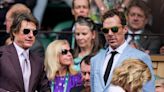 Tom Cruise hangs out with Benedict Cumberbatch at Wimbledon in London