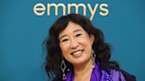 Sandra Oh delivers 'Studio 54 vibes' on Emmys red carpet: 'Pretty in purple'