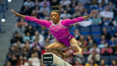 Simone Biles shows she’s still in form during pre-Olympic gymnastics showcase