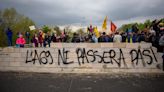French Demonstrators Build an Actual Cement Wall to Protest New Highway