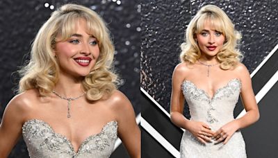 Sabrina Carpenter Sparkles in Vintage Bob Mackie Dress for MTV VMAs 2024 Red Carpet