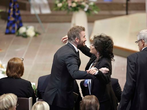 David Beckham among soccer dignitaries attending ex-England coach Sven-Goran Eriksson's funeral