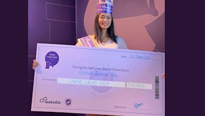 ₹9 lakh for sleeping? This Bengaluru woman wins 'Sleep Champion' title and cash prize