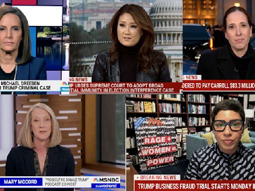 MSNBC Legal Analysts Talk ‘Sleepy Don’ and Cameras in the Courtroom for Trump Trials