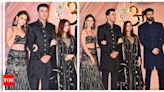Alia Bhatt and Ranbir Kapoor twin in traditional black outfits as they grace Anant Ambani and Radhika Merchant's sangeet ceremony - See photos | - Times of India