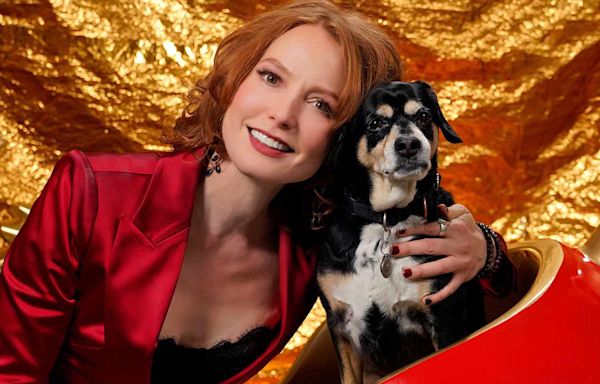 Alicia Witt's 'Peaceful' Rescue Dog Helps Ease Her Stage Fright: 'He Sits Down by Me at the Piano' (Exclusive)