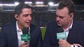 Andrés Vaca llora en vivo durante la transmisión Cruz Azul vs América por un homenaje a Paco Villa