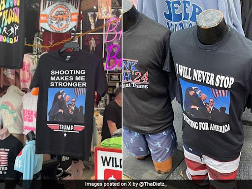 "Shooting Makes Me Stronger": Donald Trump Attack T-shirts Go On Sale Online