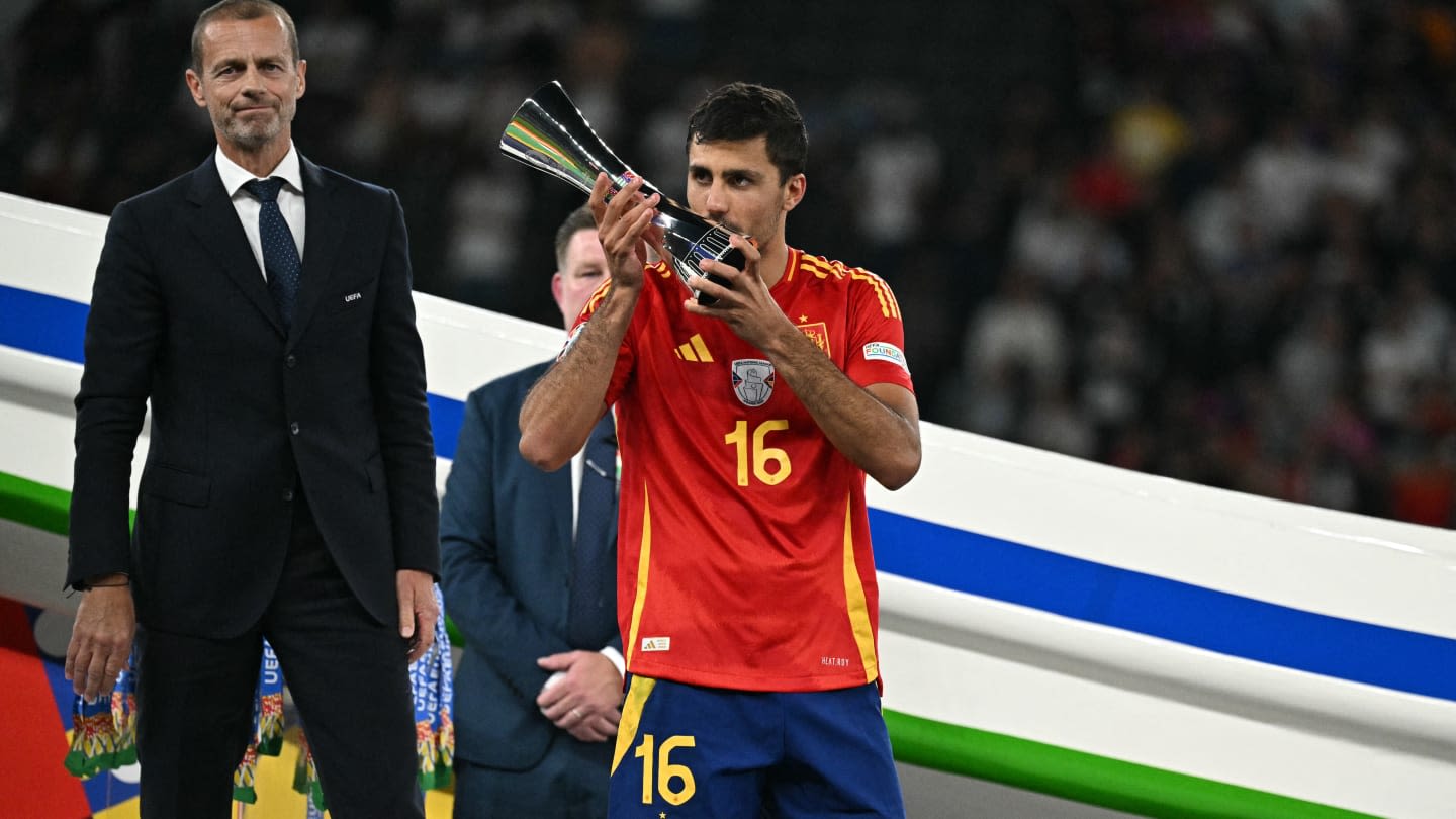 Rodri named Euro 2024 Player of the Tournament; Lamine Yamal seals Young Player award