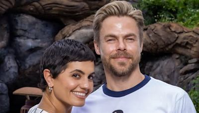 Derek Hough and wife Hayley Erbert enjoy a day at Disney World... after she performed first dance show since emergency brain surgery