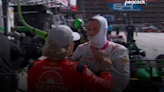 Santino Ferrucci shoves Kyle Kirkwood, feuds with Colton Herta in Detroit practice: 'That guy's a head case'