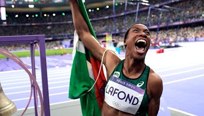 Triple jump champion Thea LaFond on winning Dominica's first Olympic medal: 'It's a really big deal'