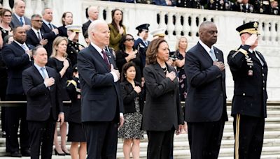 Biden honors fallen soldiers during Memorial Day ceremony at Arlington National Cemetery