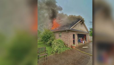 Lightning strike likely caused Valley Station garage fire