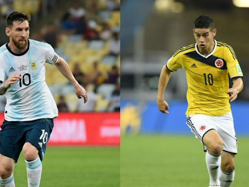 Colombia vs. Argentina EN VIVO: alineación probable con James, Messi y más