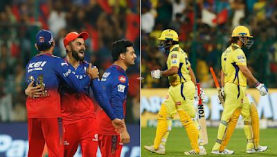 RCB beat CSK: Chennai’s 11-ball slow choke by spinners and Dhoni’s 110m six goes high, but doesn’t take CSK far