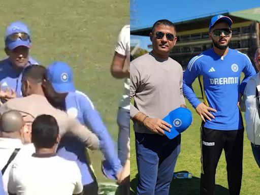 IND vs ZIM: Riyan Parag Collects Maiden India Cap From His Father on Debut, Video Goes Viral - WATCH