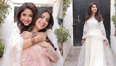 Sajal Aly cozies up to sister Saboor in adorable Eid clicks: Photos inside