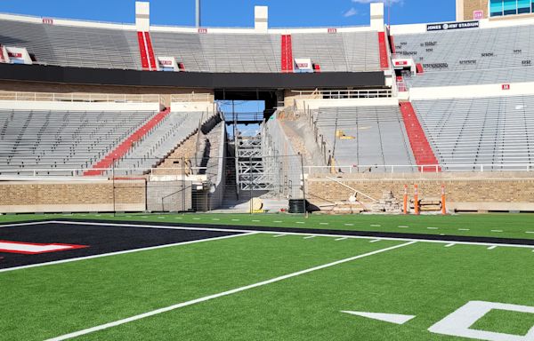 See Jones AT&T Stadium ramp to new Texas Tech football visitors' locker room