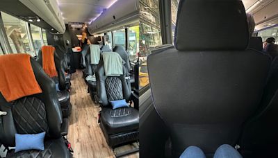 I compared a $41 coach bus to a $195 luxury bus. The pricier option was better than flying first-class.