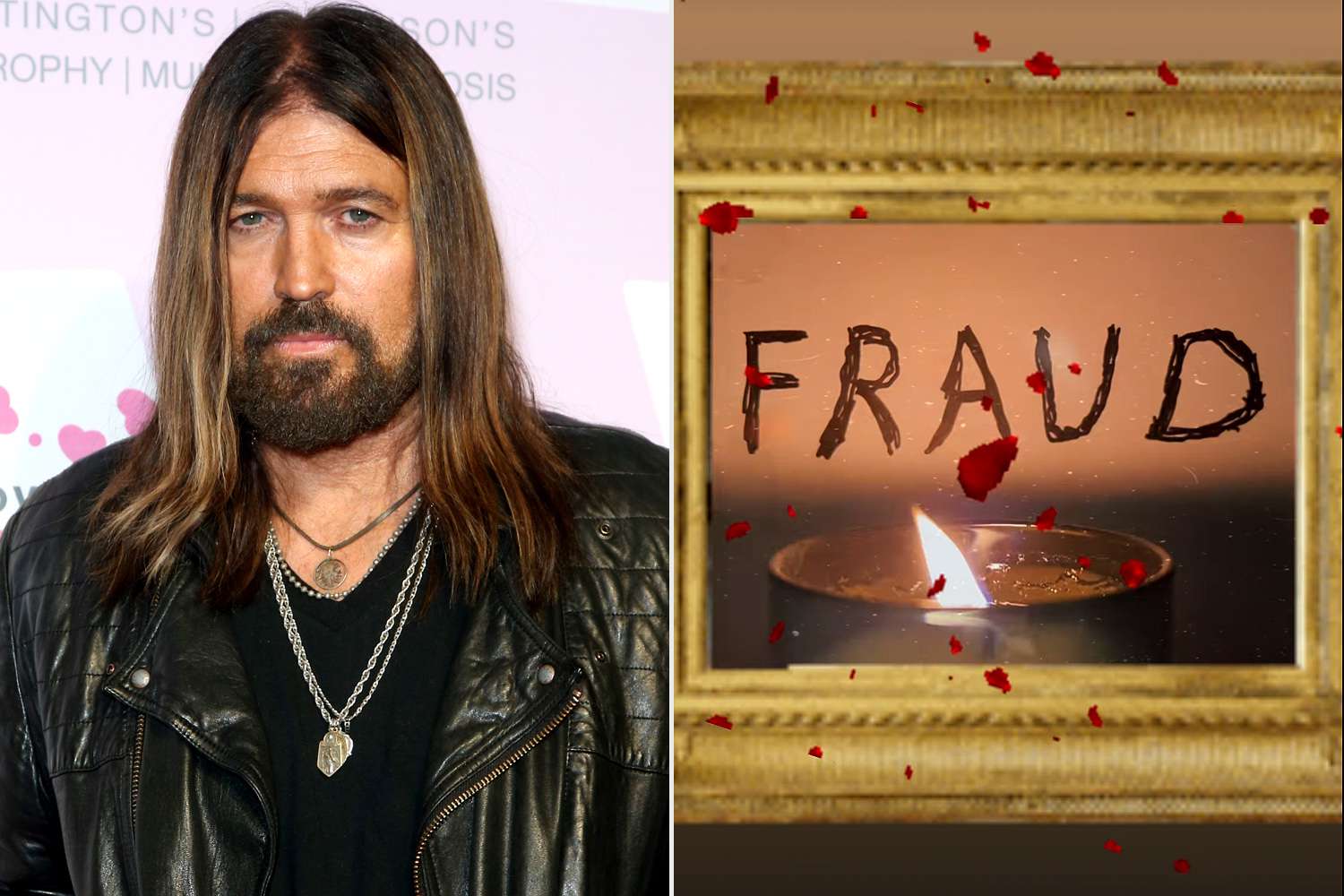 Billy Ray Cyrus Posts Image of Word ‘Fraud’ Surrounded by Flame and Rose Petals amid Firerose Divorce