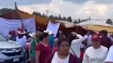 Cae enlonado durante evento de Morena en Xonacatlán; hay personas heridas