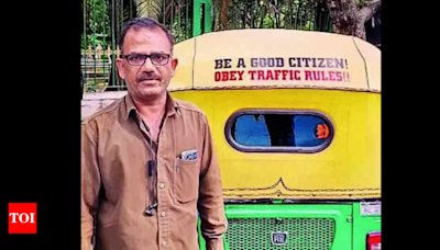 Bengaluru Auto Driver Inspires with Gandhiji’s Ideals: A Peak Bengaluru Moment | Bengaluru News - Times of India