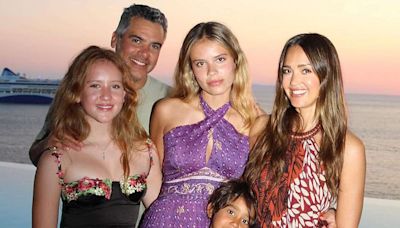 Jessica Alba's Daughters Look All Grown Up as They Stand Taller Than Mom During Mykonos Night Out: 'A Vibe'