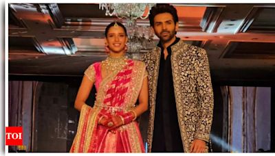 Kartik Aaryan and Triptii Dimri's chemistry on the ramp gets fans excited for 'Bhool Bhulaiyaa 3' | - Times of India