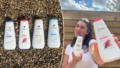 We tried Dove's new body wash formula and it had one hidden feature we loved