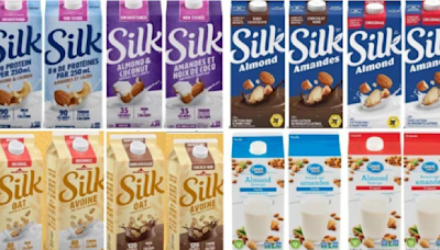 Silk, Great Value plant-based beverages recalled across Canada