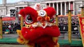 London celebrates Chinese New Year as thousands descend on Trafalgar Square