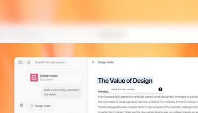 OpenAI introduces 'Canvas' within ChatGPT: What is it and how it works