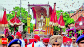 Tradition triumphs in city’s Teej parade | Jaipur News - Times of India