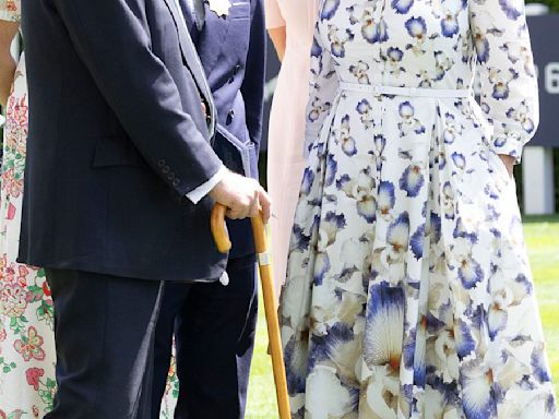 Camilla bumps into her ex at Ascot in a dress called the Montecito!